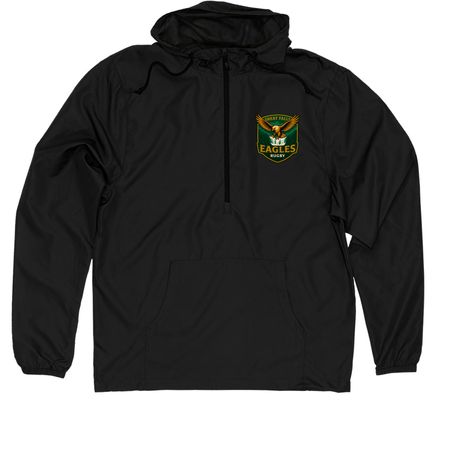 Great Falls Windbreaker, a Black Quarter-Zip Windbreaker