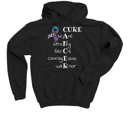 Brave Like Cloe 2026, a Black Youth Pullover Hoodie