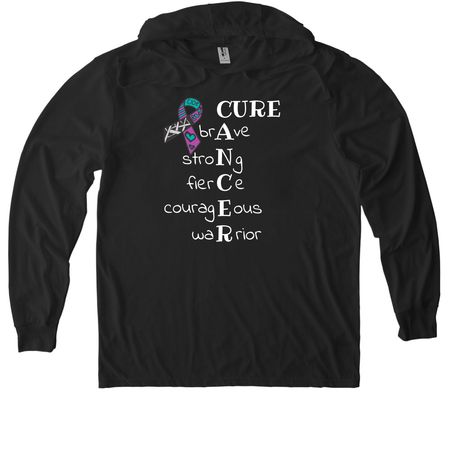 Brave Like Cloe 2026, a Space Black Allmade Eco Triblend Hoodie Tee