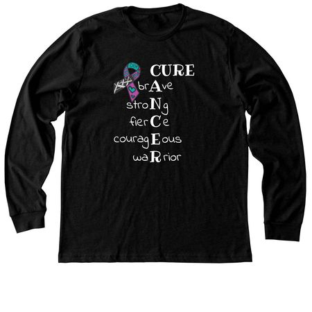 Brave Like Cloe 2026, a Black Heather Premium Long Sleeve Tee