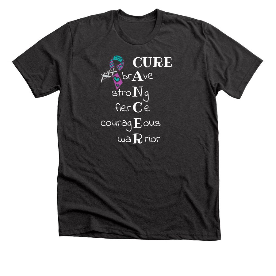 Brave Like Cloe 2026, a Dark Grey Heather Premium Unisex Tee