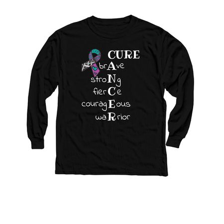 Brave Like Cloe 2026, a Black Youth Long Sleeve Tee