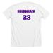Hall of Fame, a Solid White Blend Premium Unisex Tee (back-view)