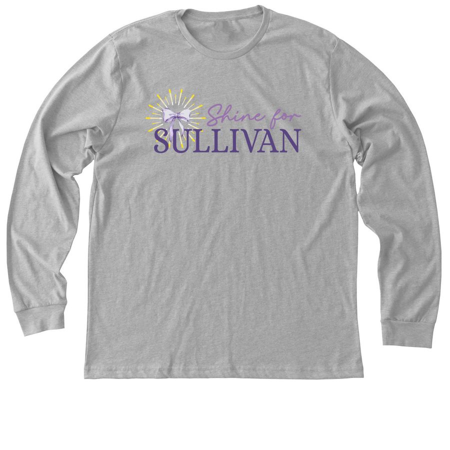 Shine for Sullivan Smith, a Athletic Heather Premium Long Sleeve Tee