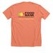 Hunger Fighter Champions, a Heather Sunset Premium Unisex Tee (back-view)