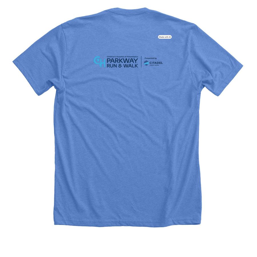 Jameson's Minions Team Shirt, a Heather Columbia Blue Premium Unisex Tee (back-view)