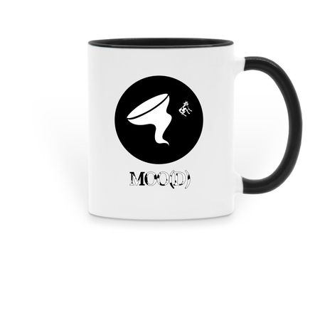 MOO(d) 2 - Mugs, a Black Two-Tone Ceramic Mug