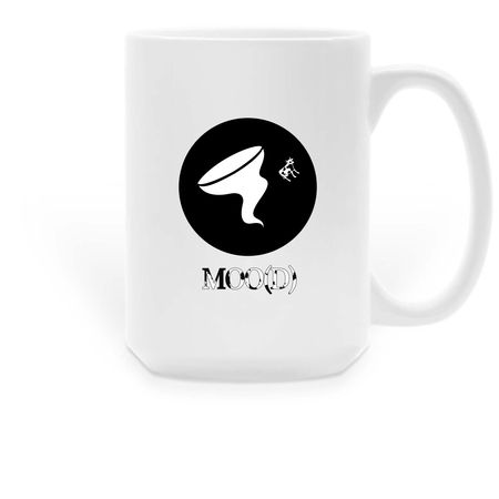 MOO(d) 2 - Mugs, a White Large Coffee Mug