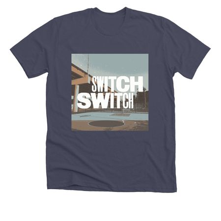SWITCH Leader, a Heather Midnight Navy Premium Unisex Tee