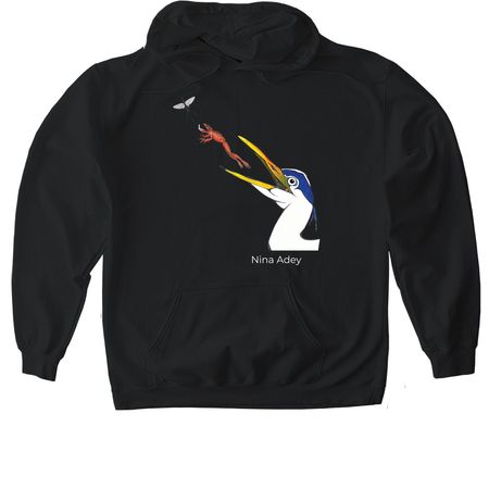Nina Adey T-Shirt, a Black Gildan Softstyle Pullover Hoodie
