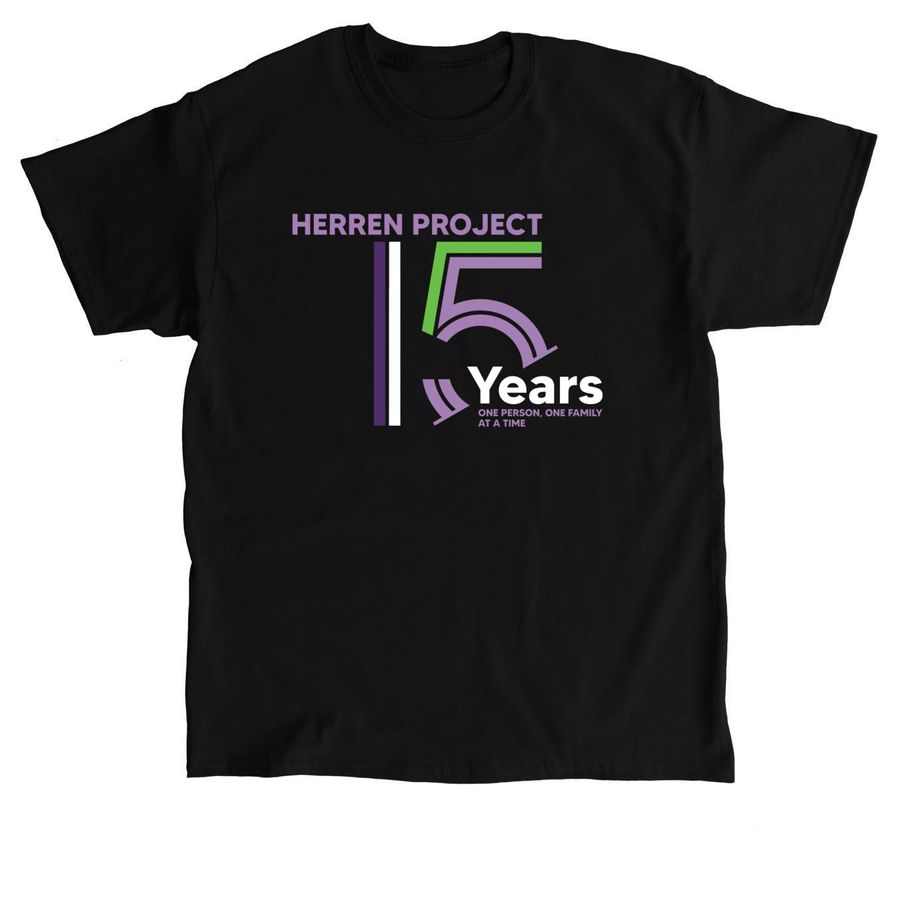 &nbsp;Celebrating 15 Years of Herren Project&nbsp;, a Black Classic Unisex Tee