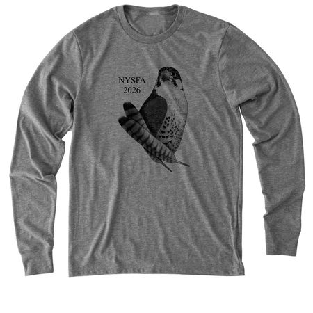 NYSFA Annual Field Meet 2026, a Aluminum Grey Allmade Eco Triblend Long Sleeve Tee