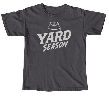 Yard Season, a Graphite Comfort Colors Unisex Tee