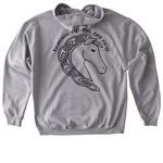 250 Years of Freedom (Light Colors), a Sport Grey Gildan Softstyle Pullover Hoodie (back-view)
