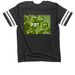 Team Algae - FDT, a Vintage Smoke / White Football Jersey Tee (back-view)