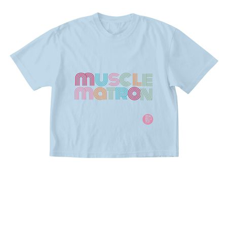 Muscle Matron, a Chambray Comfort Colors Boxy Tee