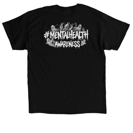 THE SPIRIT OF AWARENESS&nbsp;, a Black Classic Unisex Tee (back-view)