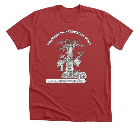 TPES FLL Shirt All White, a Heather Canvas Red Premium Unisex Tee