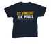 St. Vincent de Paul Volleyball - 2026, a Navy Youth Unisex Tee