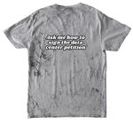 The Billboard, a Smoke Comfort Colors Colorblast Tee (back-view)