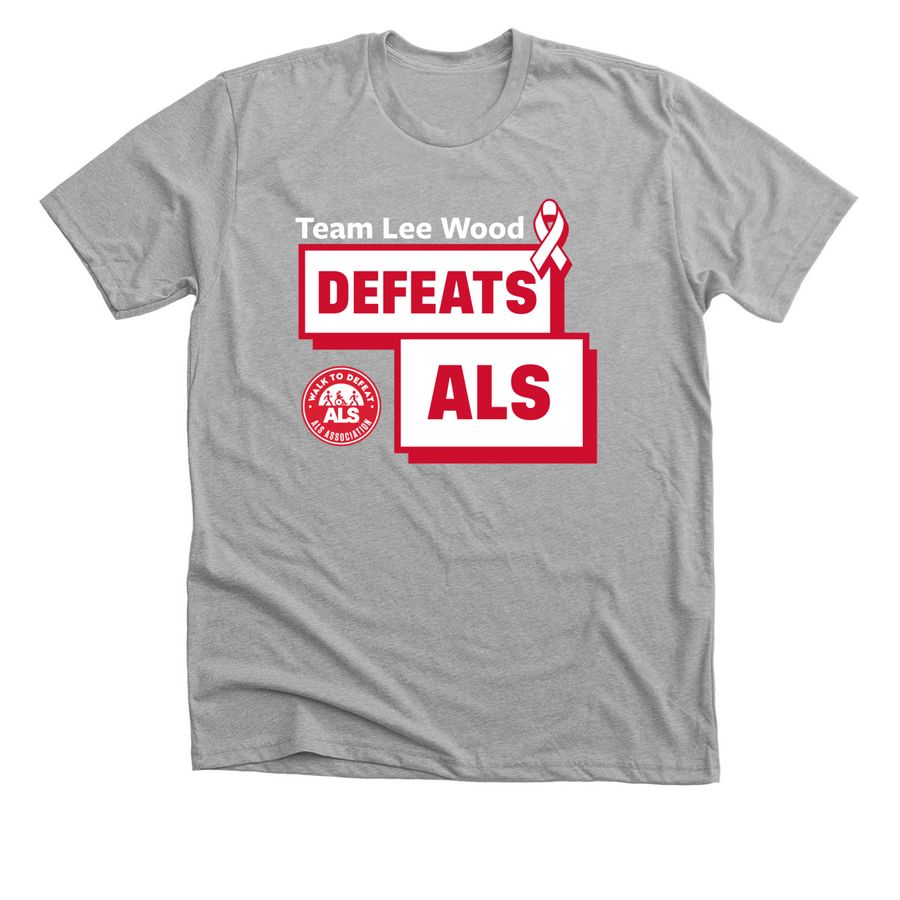 Team Lee Wood, a Athletic Heather Premium Unisex Tee