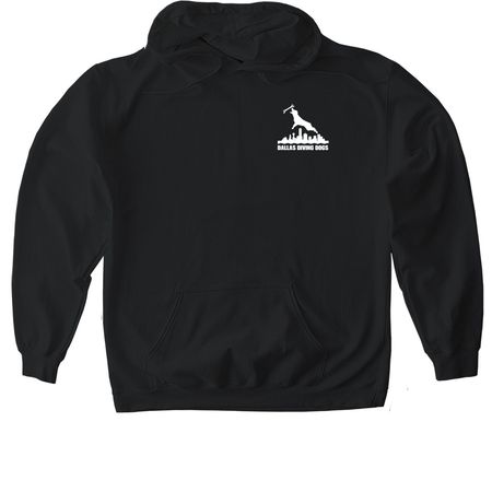 Dallas Diving Dogs Regionals 2026, a Black Gildan Softstyle Pullover Hoodie