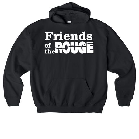 FOTR Watershed Map - White Logo, a Black Stanley/Stella Cooper Dry Pullover Hoodie