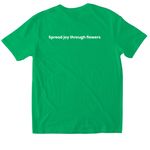 Petal It Forward, a Irish Green Softstyle Cotton Tee (back-view)