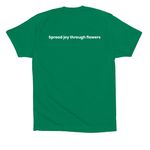 Petal It Forward, a Kelly Premium Cotton Tee (back-view)