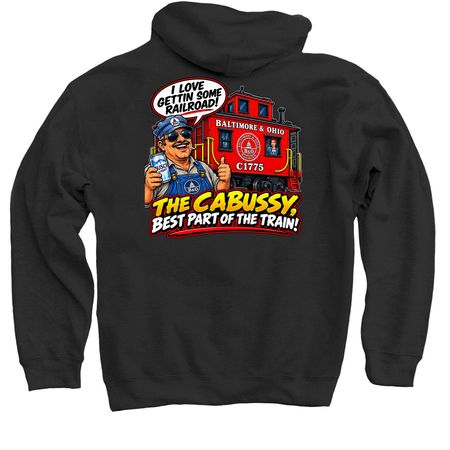 The Cabussy, a Black Pullover Hoodie