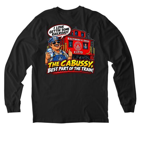 The Cabussy, a Deep Black Allmade Organic Cotton Long Sleeve Tee