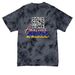 Stone Wash Jake, a Black Crystal Tie Dye Tee (back-view)