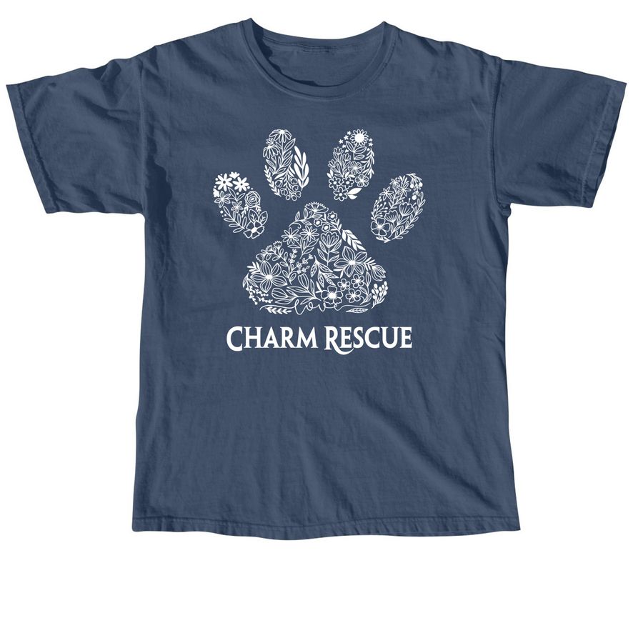 Paws&nbsp;for&nbsp;a&nbsp;cause., a Midnight Comfort Colors Unisex Tee