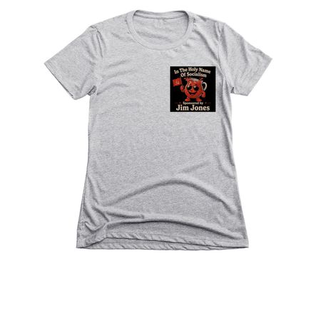 Comrade Kool-Aid, a Dark Heather Grey Women's Slim Fit Tee