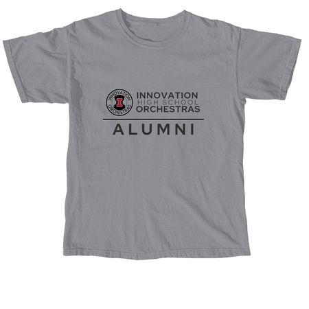 Orchestra Alumni Gear, a Granite Comfort Colors Unisex Tee