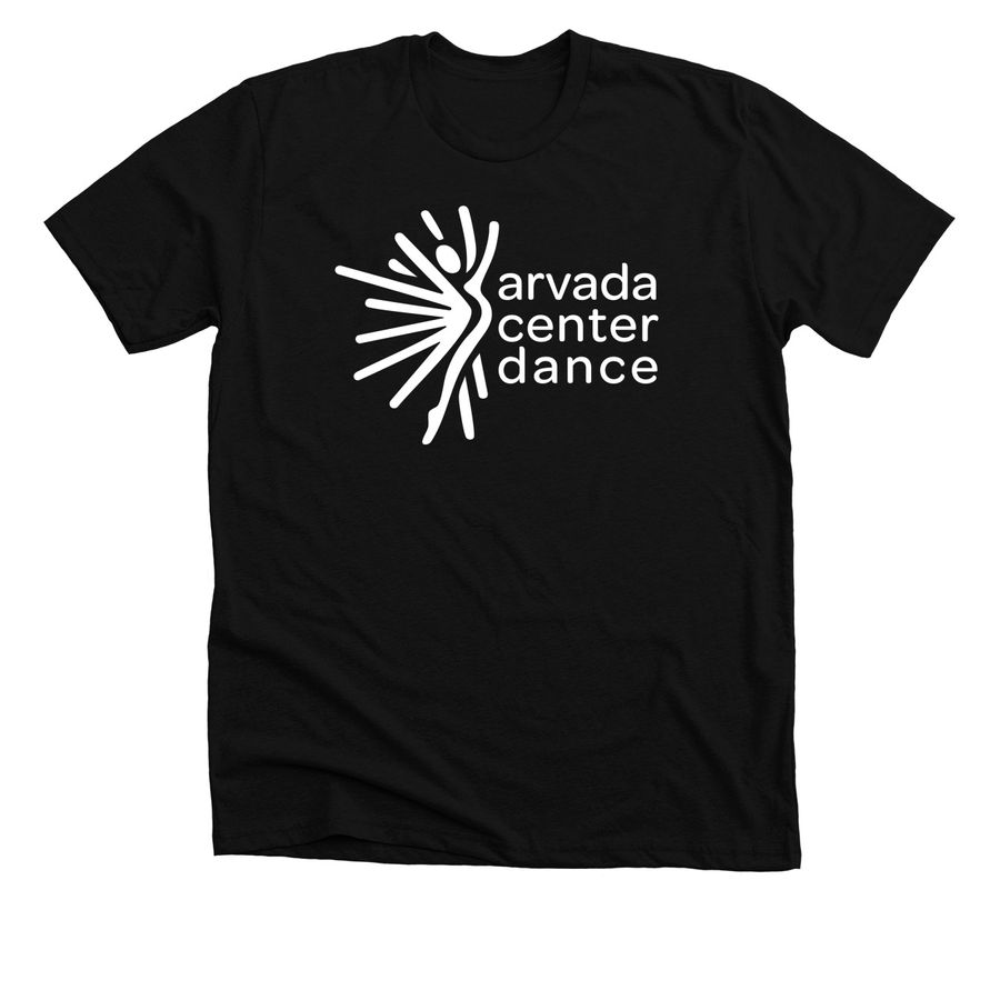 Arvada Center Dance T-Shirts, a Solid Black Blend Premium Unisex Tee