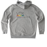 The VTR Collection, a Heather Grey Stanley/Stella Unisex Cultivator 2.0 Zip Up Pullover Hoodie (back-view)