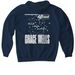 Different., a Navy Gildan Softstyle Pullover Hoodie (back-view)