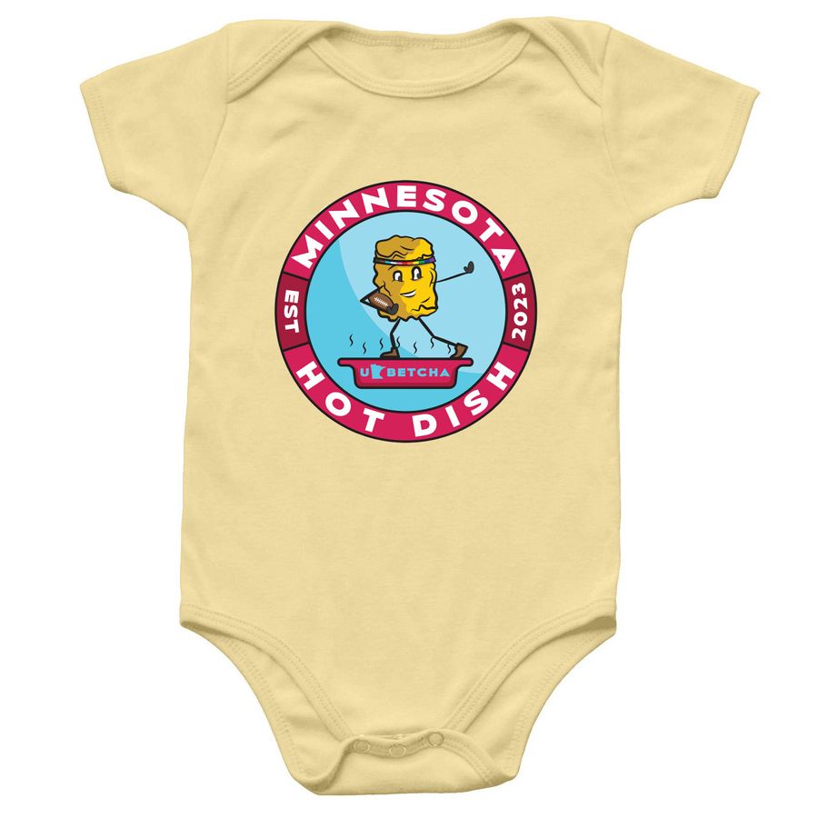 MN Hot Dish Baby Onesie, a Banana Infant Onesie