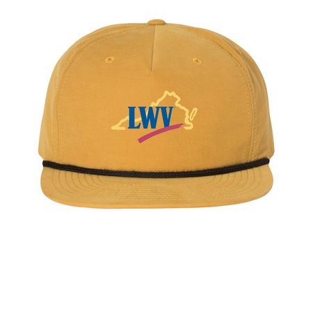 League Hats, a Biscuit/ Black Printed Umpqua Snapback Cap