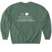 GO WARRIORS, a Military Green Softstyle Crewneck Sweatshirt