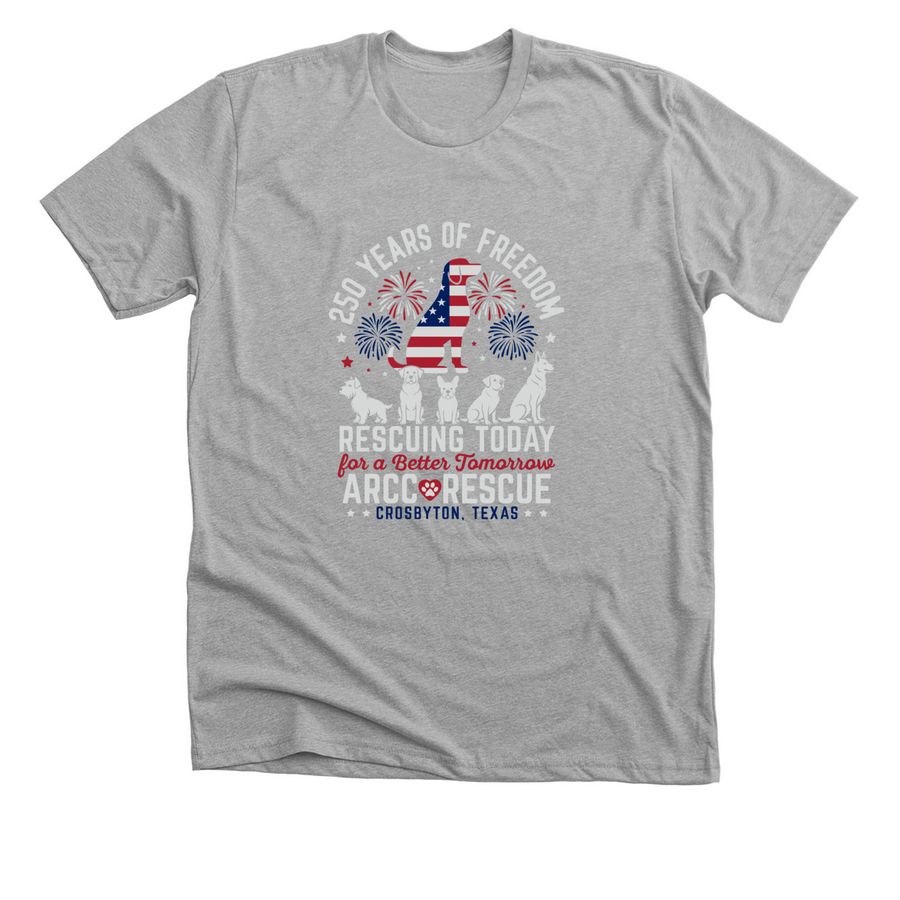 Rescuing Today, a Athletic Heather Premium Unisex Tee