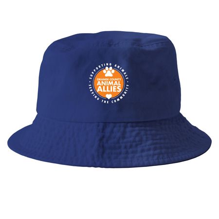 OC Animal Allies Hats!, a Royal Blue Printed Bucket Hat
