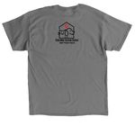 Ask Me About My Foster Cat, a Charcoal Classic Unisex Tee (back-view)