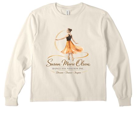 SMO Dance Foundation Apparel, a Natural Youth Heavyweight Long Sleeve Tee