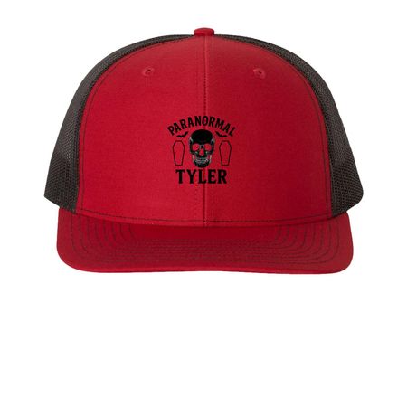 ?Gothic Blood?&nbsp;, a Red/ Black Printed Snapback Trucker Cap