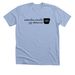 Somewhat Notable Gay Democrat, a Heather Baby Blue Premium Unisex Tee