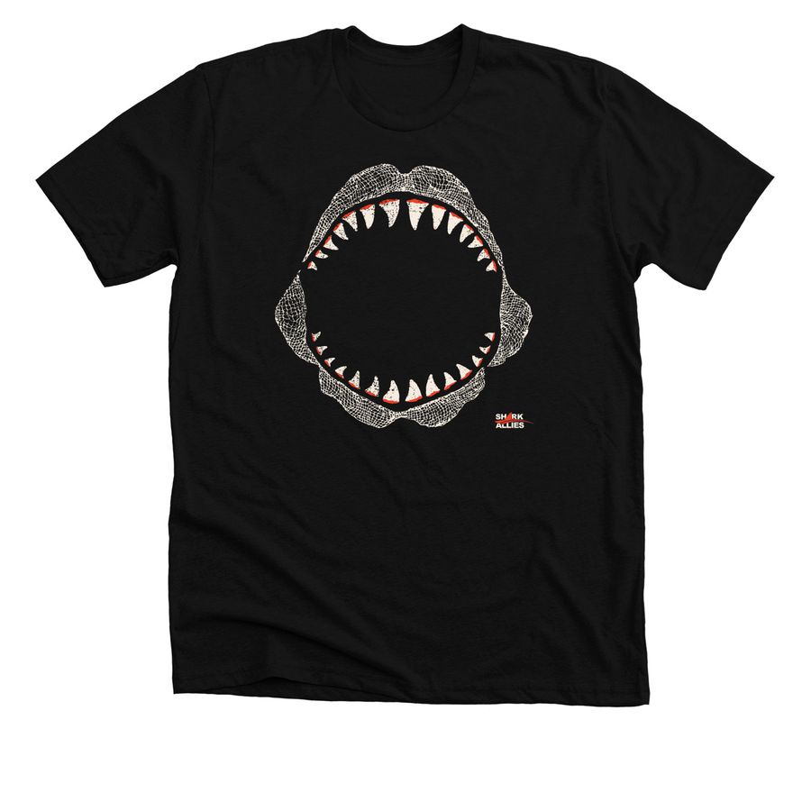 NoFins!, a Solid Black Blend Premium Unisex Tee
