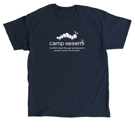 Official 2026 Camp Kesem T-Shirt, a Navy Classic Unisex Tee (back-view)