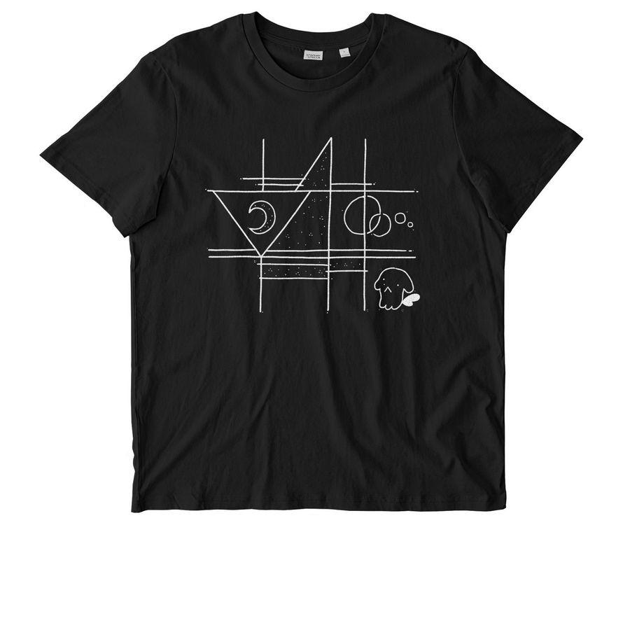 moon dog ?????, a Black Stanley/Stella Unisex Crafter Tee